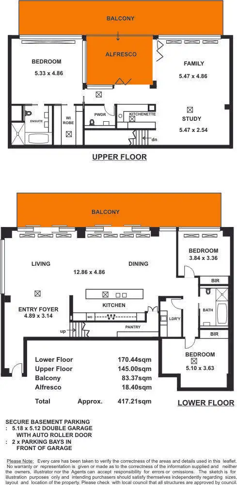 Floorplan of Homely apartment listing, 141/220 Greenhill Road, Eastwood SA 5063