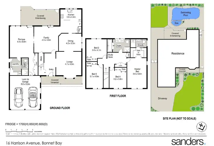 Floorplan of Homely house listing, 16 Harrison Avenue, Bonnet Bay NSW 2226