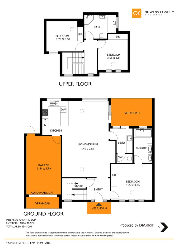 Floorplan of Homely house listing, 1a Price Street, Plympton Park SA 5038