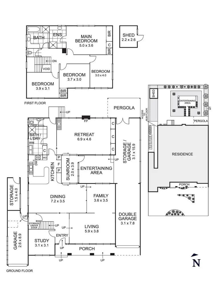 Floorplan of Homely house listing, 63 King Street, Templestowe VIC 3106