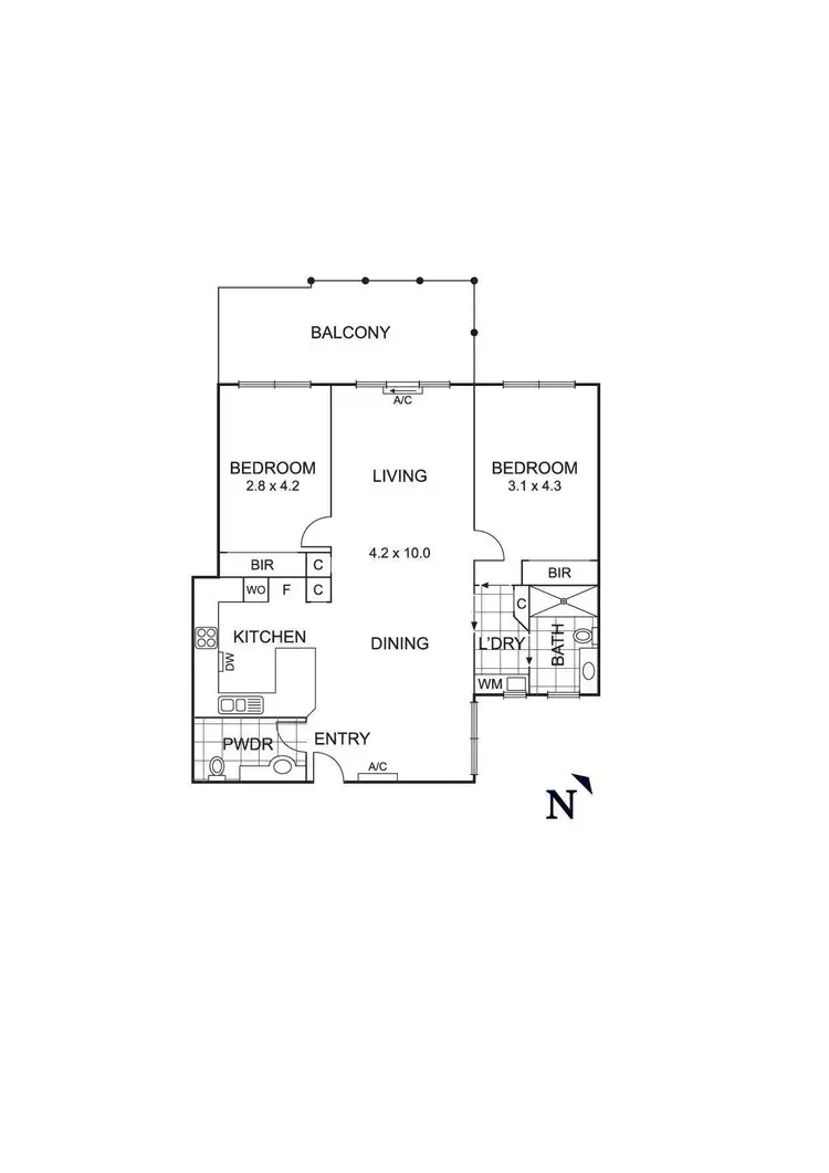 Floorplan of Homely unit listing, 38/123 Main Road, Lower Plenty VIC 3093