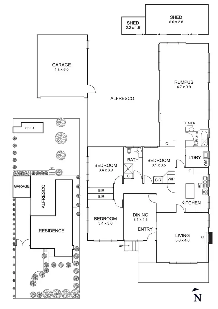 Floorplan of Homely house listing, 5 William Street, Donvale VIC 3111