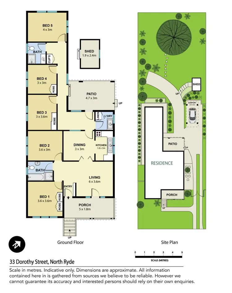 Floorplan of Homely house listing, 33 Dorothy Street, Ryde NSW 2112