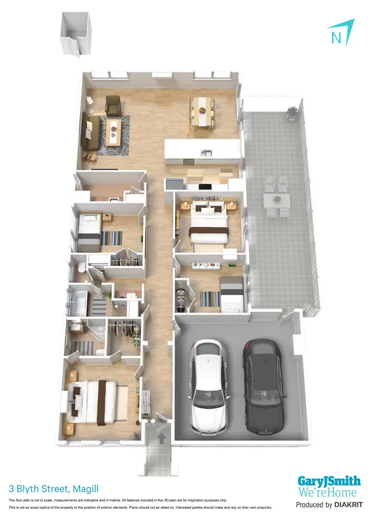 Floorplan of Homely house listing, 3 Blyth Street, Magill SA 5072