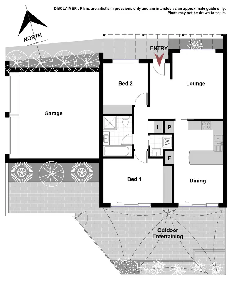 Floorplan of Homely townhouse listing, 8/4 Redwood Avenue, Jerrabomberra NSW 2619