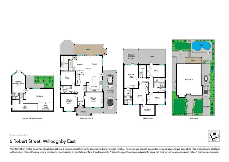 Floorplan of Homely house listing, 6 Robert Street, Willoughby NSW 2068