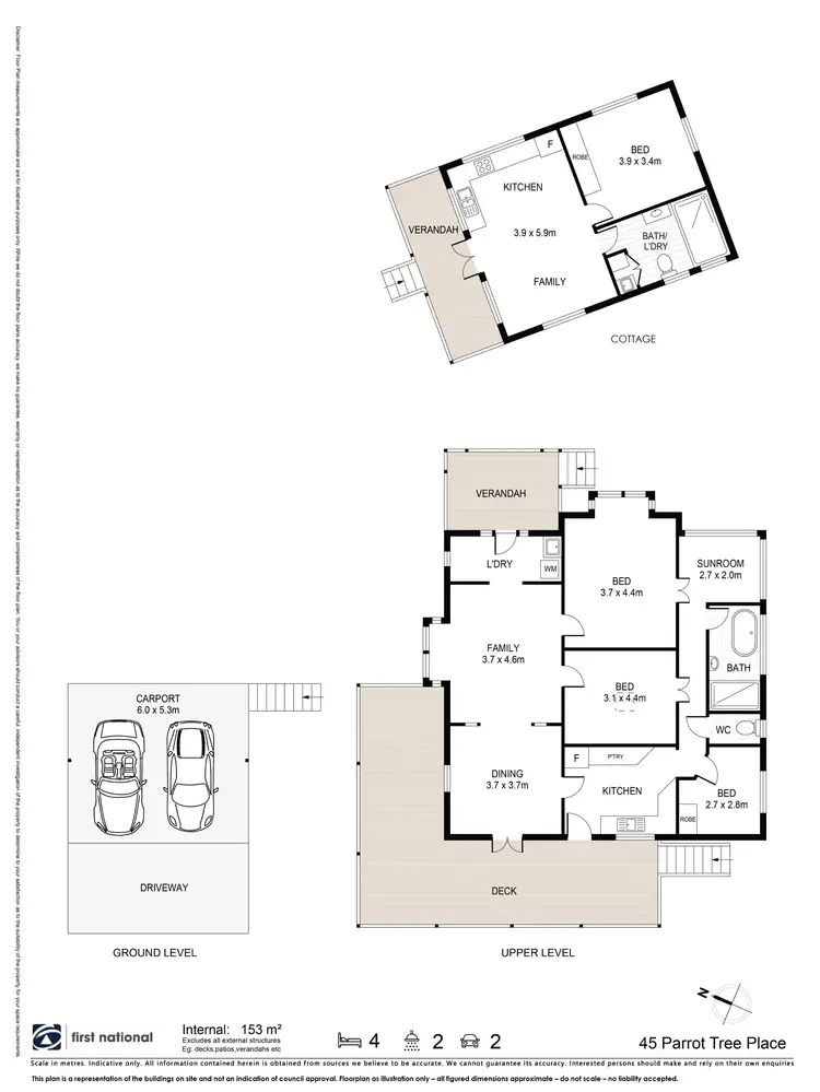 Floorplan of Homely house listing, 45 Parrot Tree Place, Bangalow NSW 2479