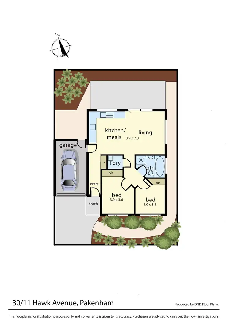 Floorplan of Homely unit listing, Level ./30/11 Hawk Avenue, Pakenham VIC 3810