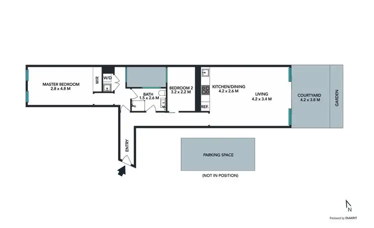Floorplan of Homely unit listing, 2/53-57 Pittwater Road, Manly NSW 2095