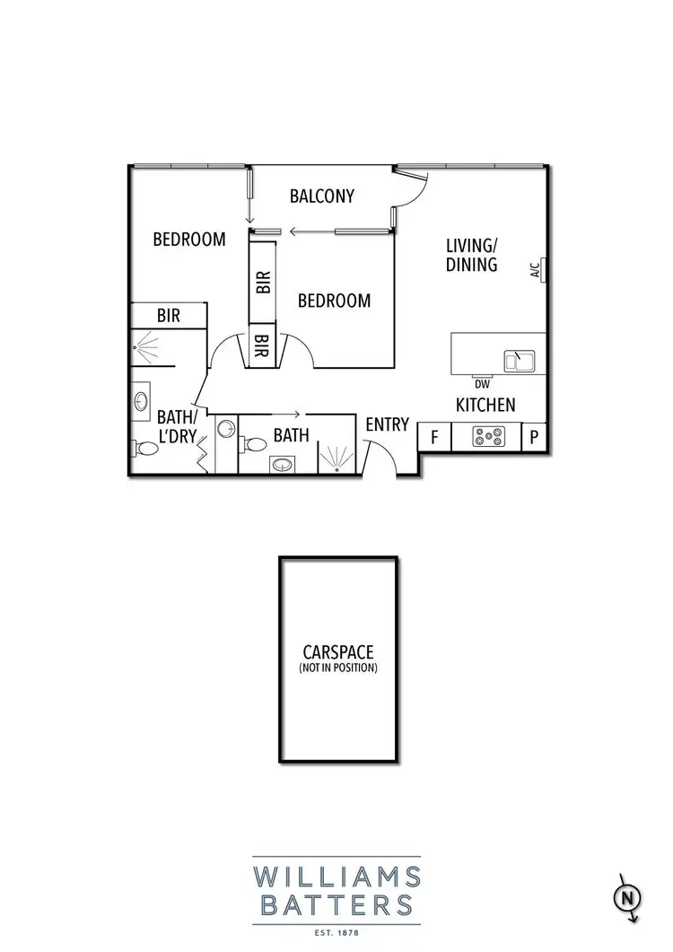 Floorplan of Homely apartment listing, 411/6 Murphy Street, South Yarra VIC 3141