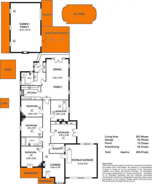 Floorplan of Homely house listing, 40 Wattle Avenue, Hove SA 5048
