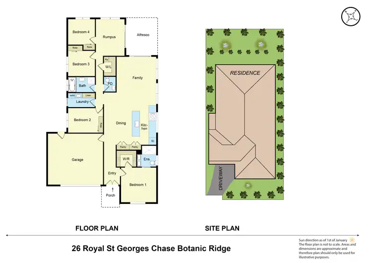 Floorplan of Homely house listing, 26 Royal St Georges Chase, Botanic Ridge VIC 3977