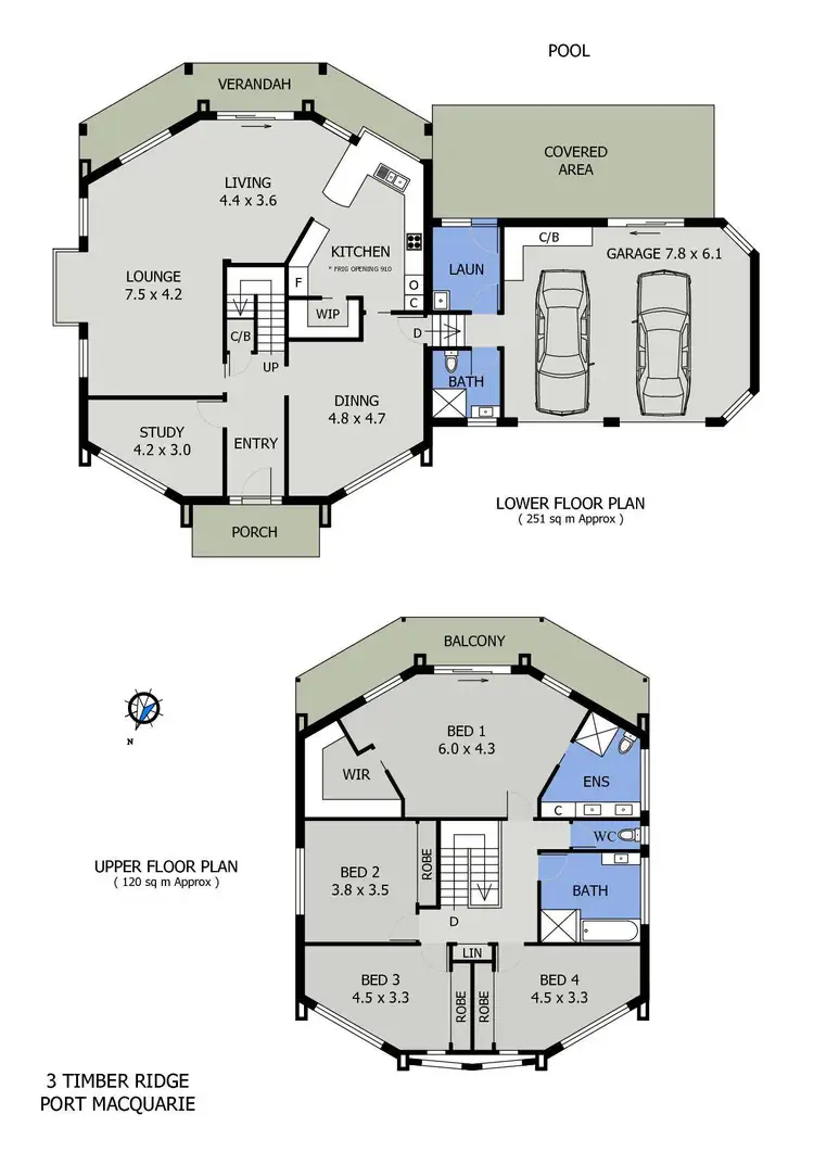 Floorplan of Homely house listing, 3 Timber Ridge, Port Macquarie NSW 2444