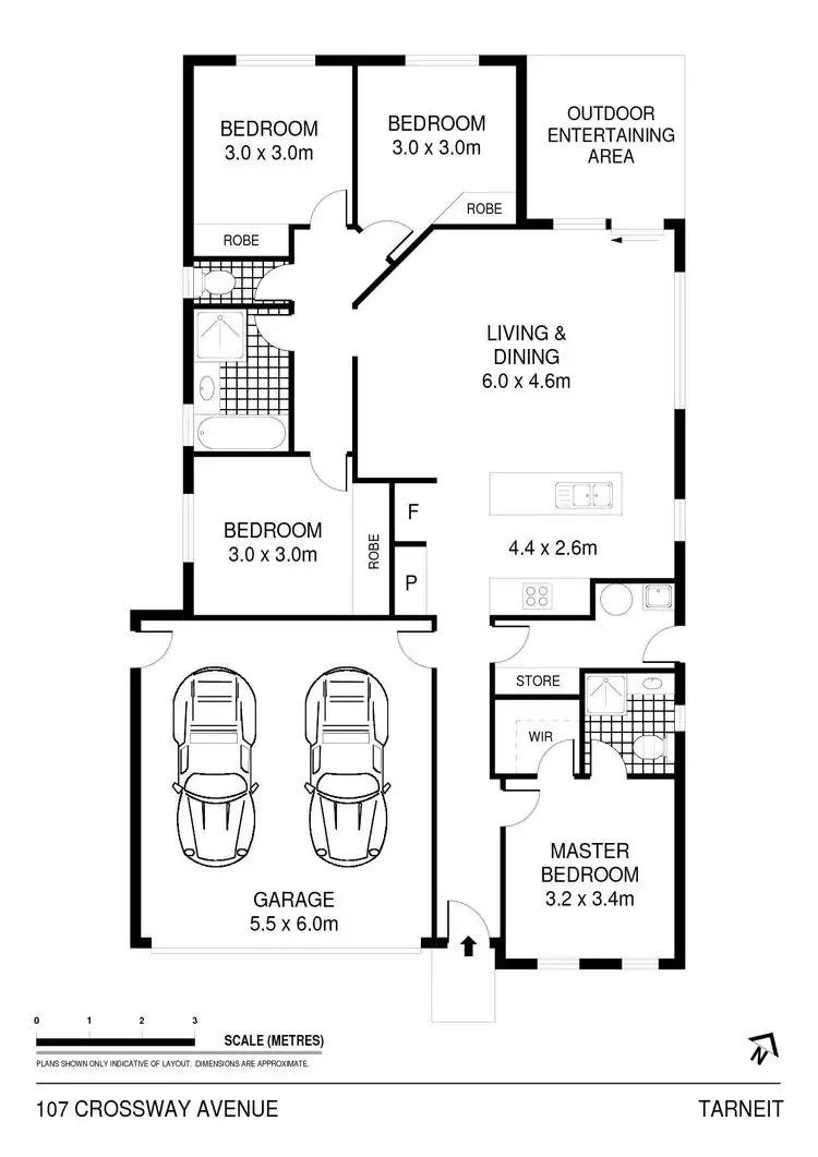 Floorplan of Homely house listing, 107 Crossway Avenue, Tarneit VIC 3029