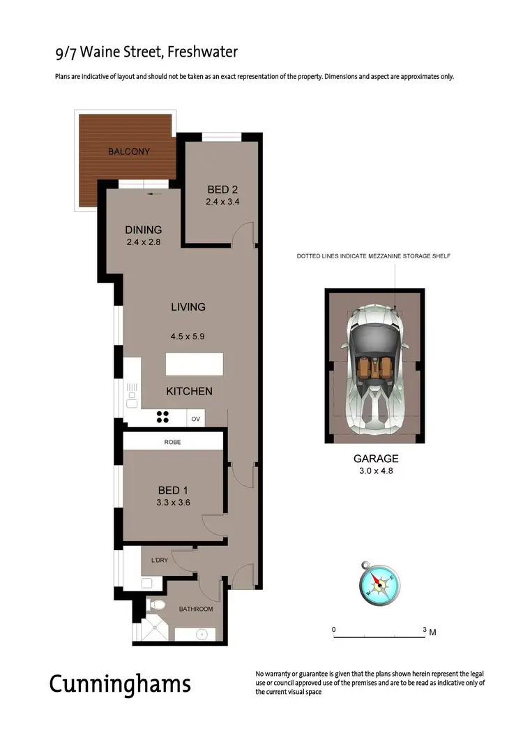 Floorplan of Homely apartment listing, 9/7 Waine Street, Freshwater NSW 2096