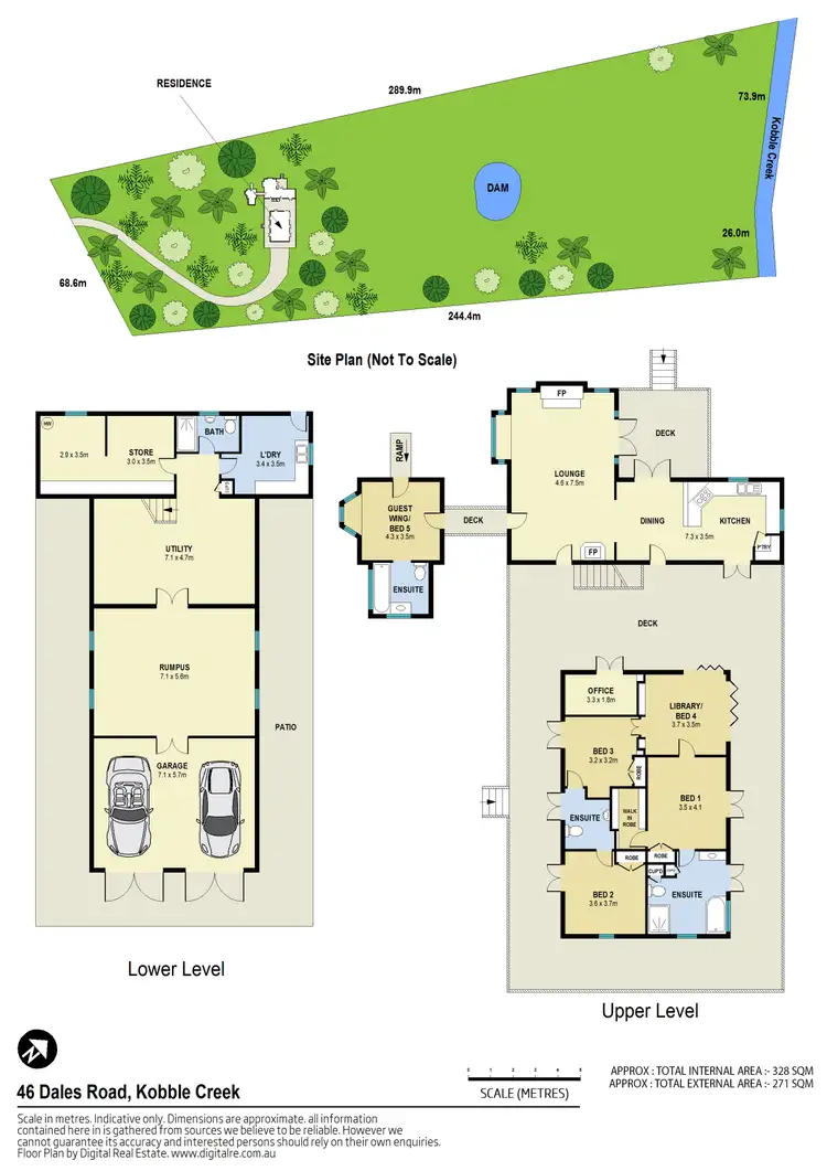 Floorplan of Homely house listing, 46 Dales Road, Kobble Creek QLD 4520