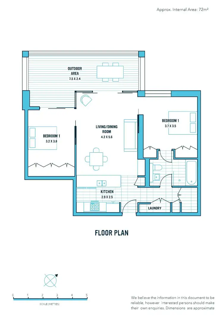 Floorplan of Homely apartment listing, 503N/2 Lardelli Drive, Ryde NSW 2112