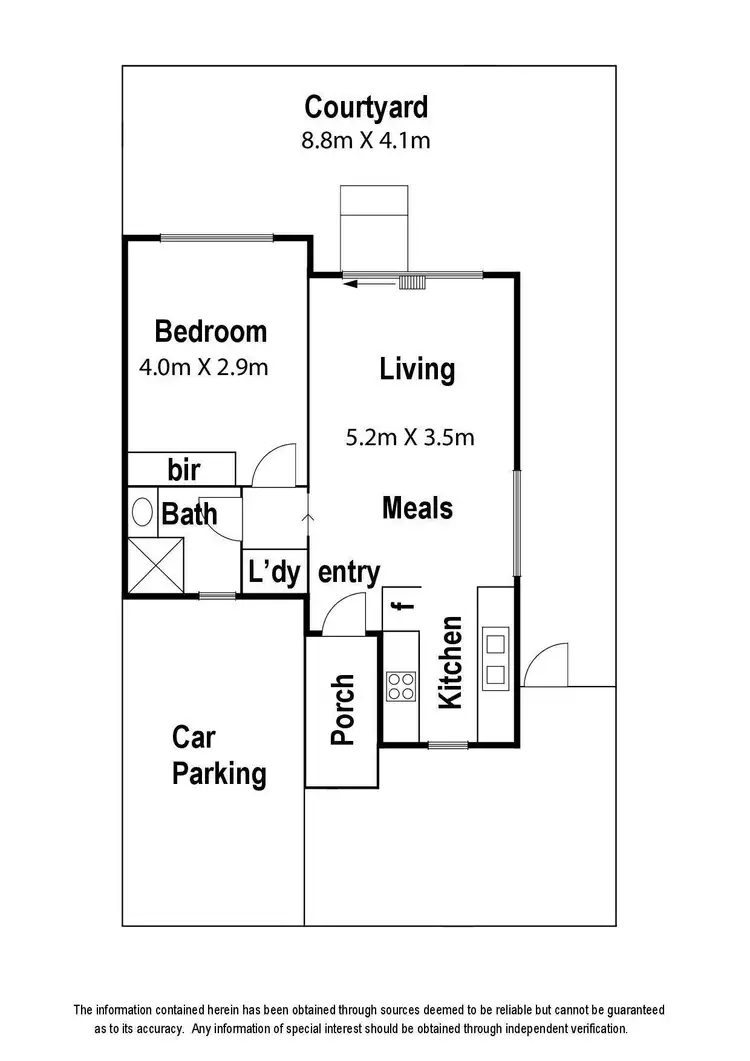 Floorplan of Homely unit listing, 1D Wattlebrae Street, Reservoir VIC 3073
