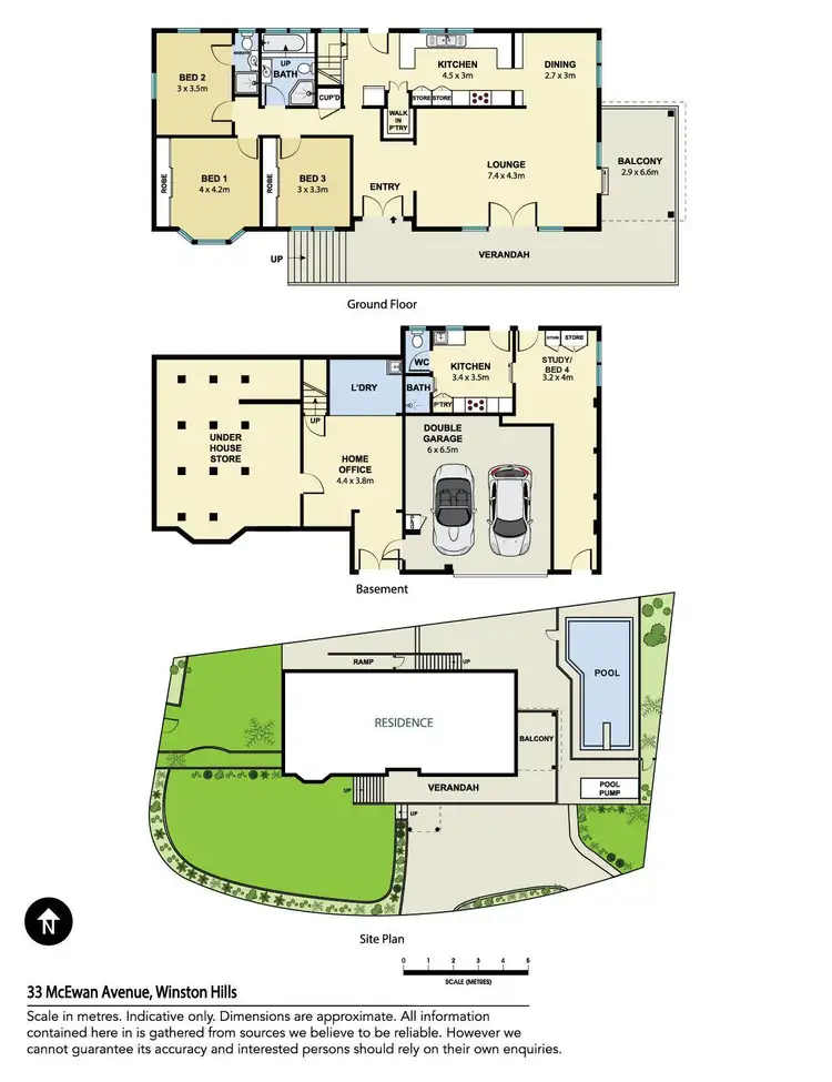 Floorplan of Homely house listing, 33 McEwan Avenue, Winston Hills NSW 2153