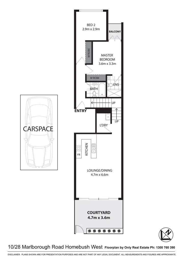 Floorplan of Homely apartment listing, 10/28-32 Marlborough Road, Homebush West NSW 2140