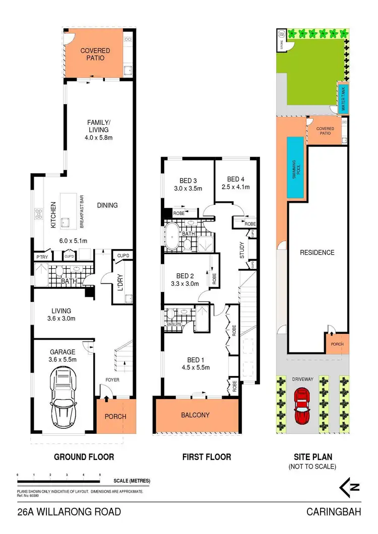 Floorplan of Homely semi-detached listing, 26A Willarong Road, Caringbah NSW 2229