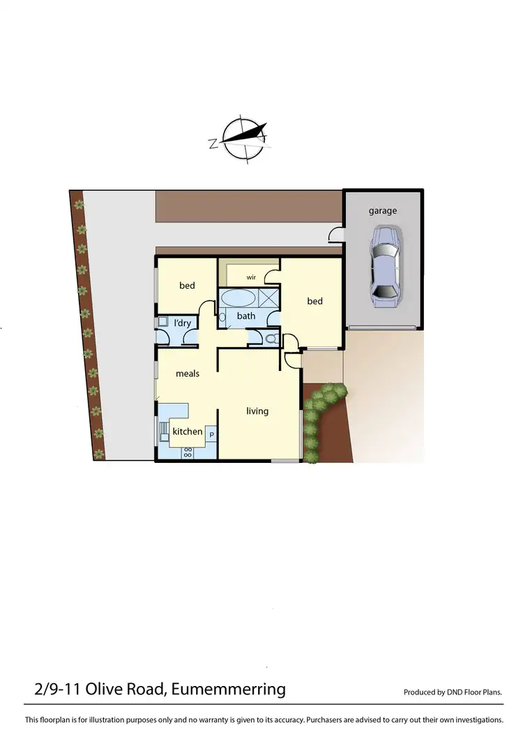Floorplan of Homely unit listing, 2/9-11 Olive Road, Eumemmerring VIC 3177