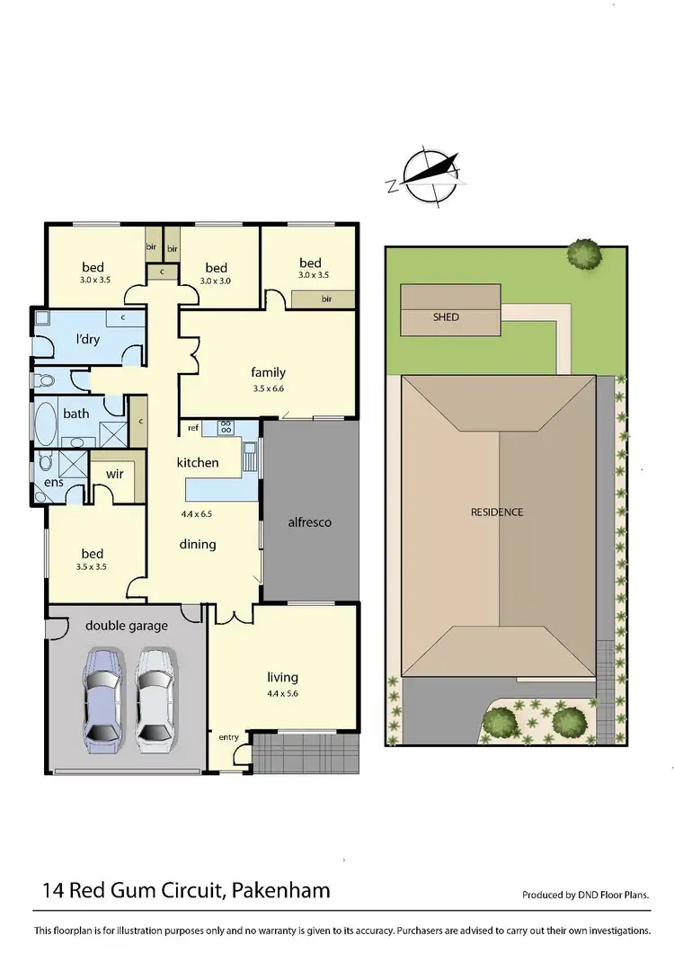 Floorplan of Homely house listing, 14 Red Gum Circuit, Pakenham VIC 3810
