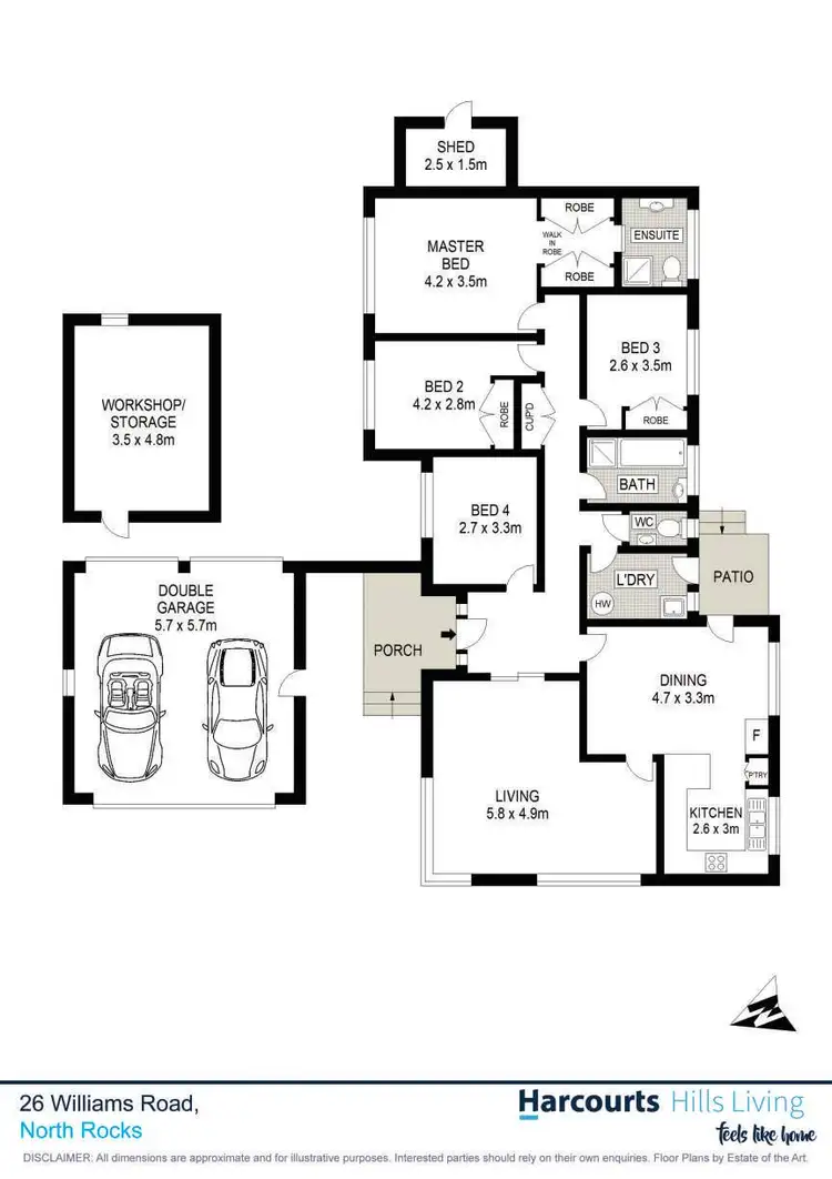 Floorplan of Homely house listing, 26 Williams Road, North Rocks NSW 2151