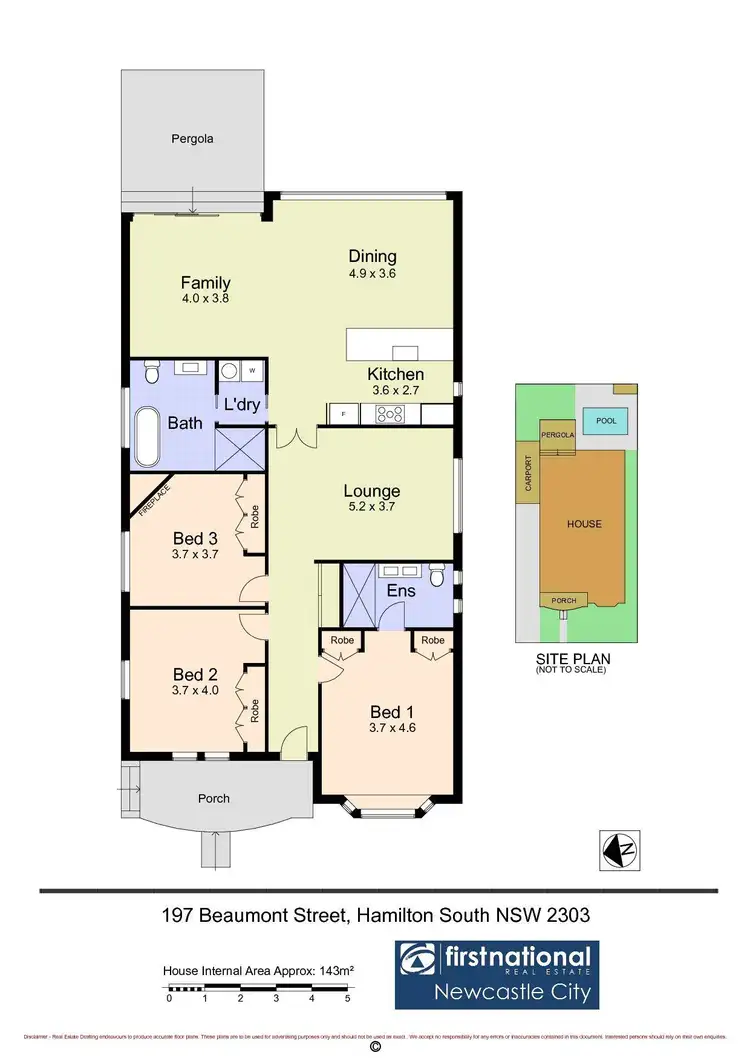 Floorplan of Homely house listing, 197 Beaumont Street, Hamilton South NSW 2303