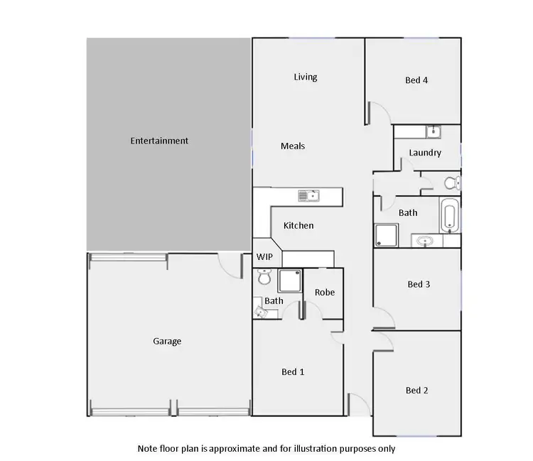 Floorplan of Homely house listing, 992 Fifteenth Street, Mildura VIC 3500