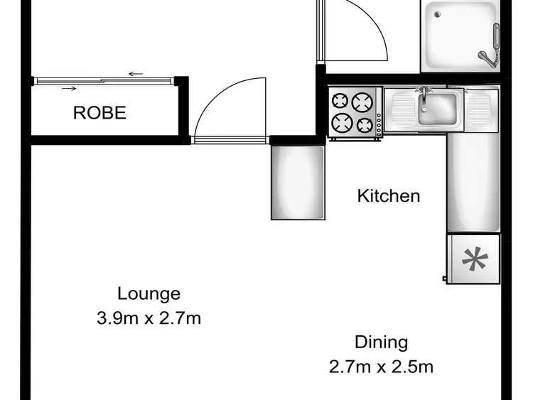Floorplan of Homely unit listing, 7/2 Grafton Avenue, Figtree NSW 2525