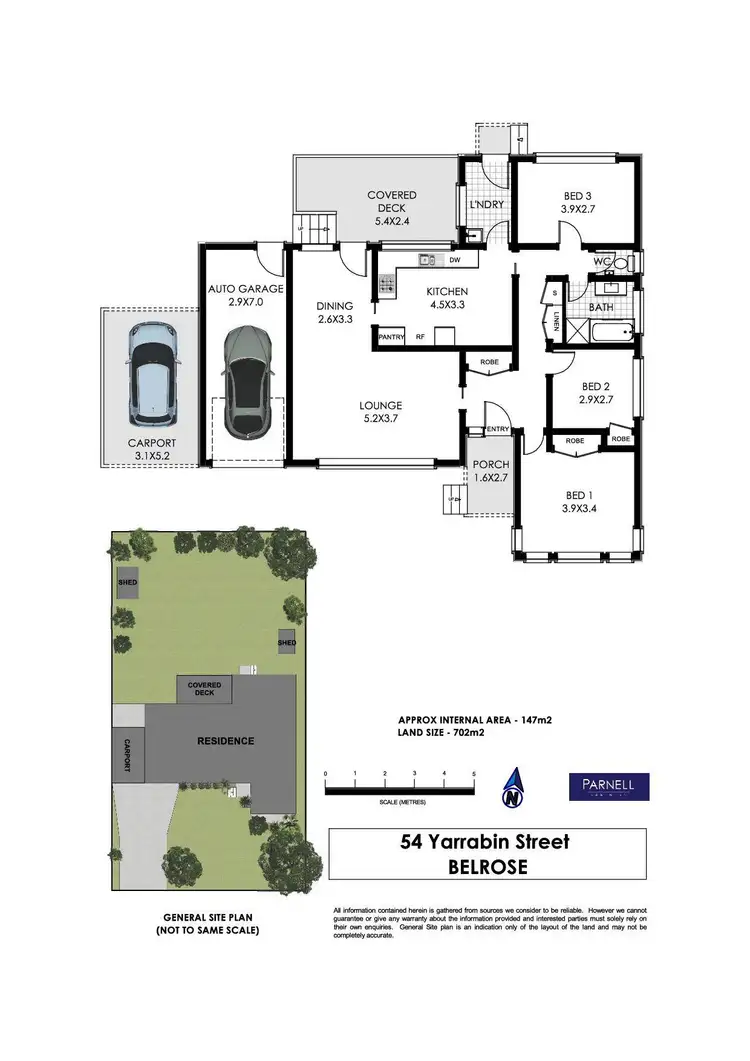 Floorplan of Homely house listing, 54 Yarrabin Street, Belrose NSW 2085