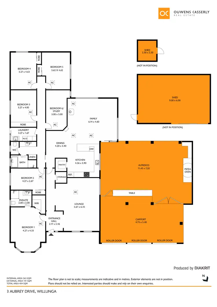 Floorplan of Homely house listing, 3 Aubrey Drive, Willunga SA 5172
