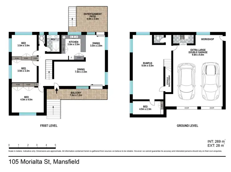 Floorplan of Homely house listing, 105 Morialta Street, Mansfield QLD 4122