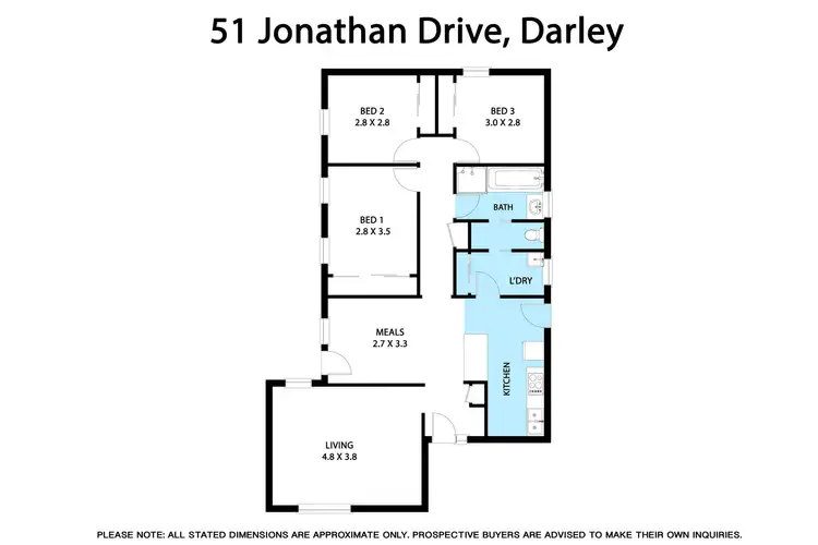 Floorplan of Homely house listing, 51 Jonathan Drive, Bacchus Marsh VIC 3340