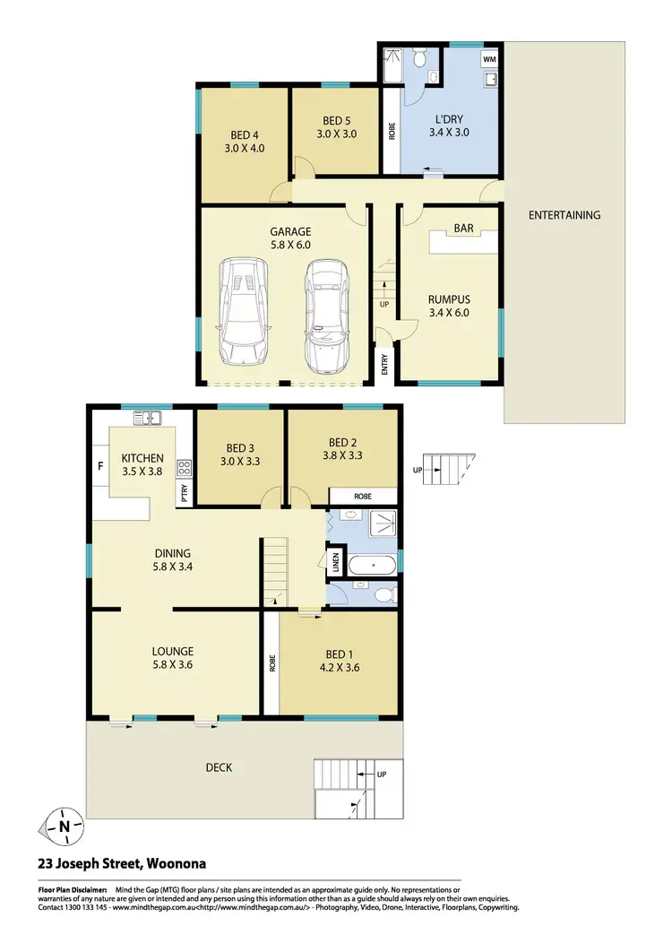 Floorplan of Homely house listing, 23 Joseph Street, Woonona NSW 2517