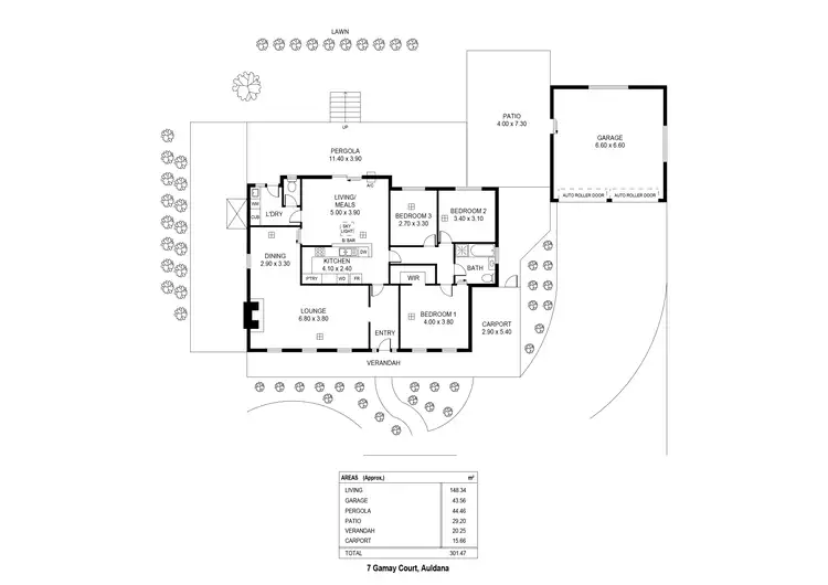 Floorplan of Homely house listing, 7 Gamay Court, Auldana SA 5072