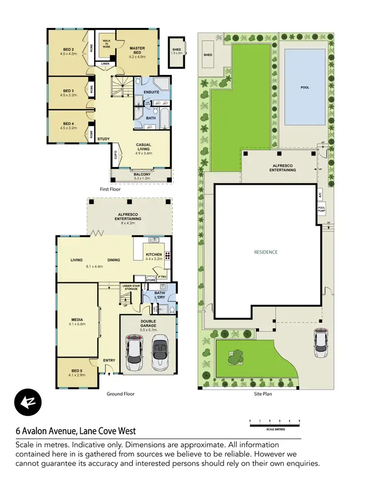 Floorplan of Homely house listing, 6 Avalon Avenue, Lane Cove NSW 2066