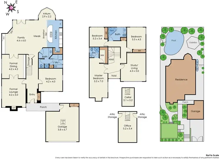 Floorplan of Homely house listing, 5 Dover Place, Parkdale VIC 3195