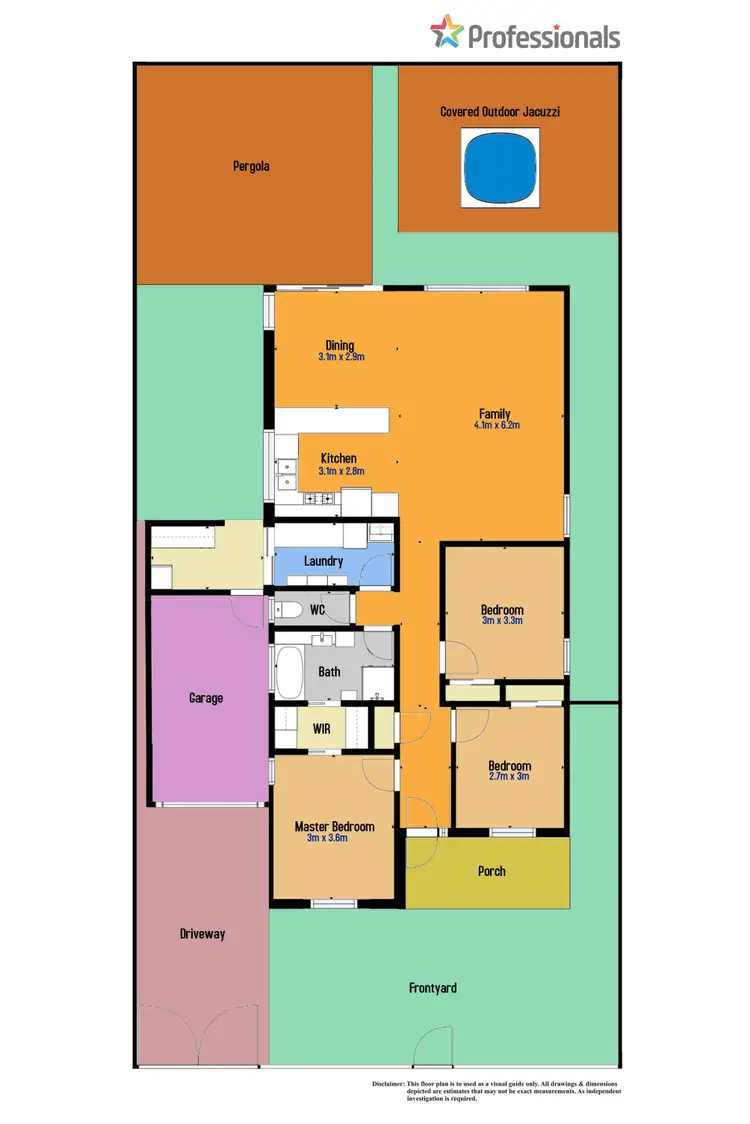 Floorplan of Homely house listing, 8 Creekbank Place, Caroline Springs VIC 3023