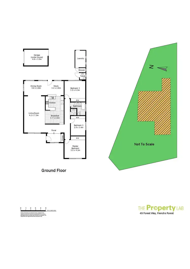 Floorplan of Homely house listing, 49 Forest Way, Frenchs Forest NSW 2086