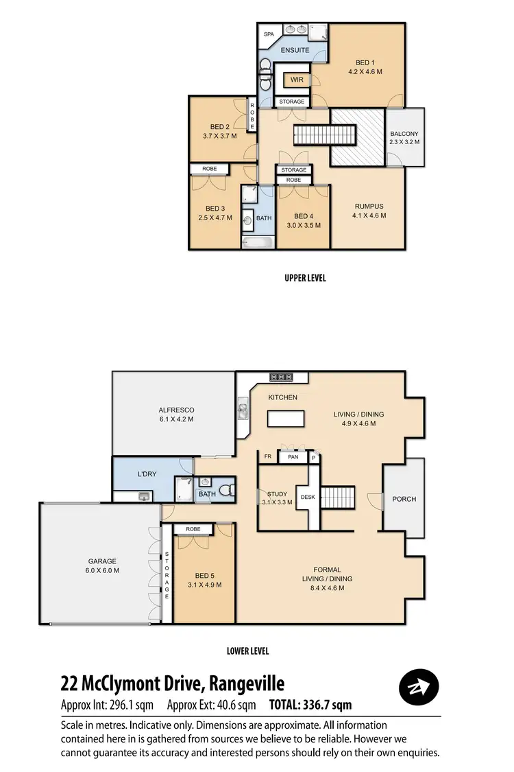 Floorplan of Homely house listing, 22 McClymont Drive, Rangeville QLD 4350