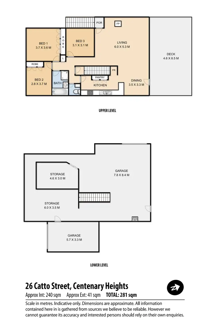 Floorplan of Homely house listing, 26 Catto Street, Centenary Heights QLD 4350