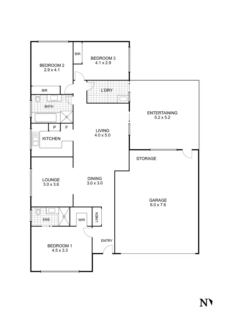 Floorplan of Homely house listing, 70 Kingston Drive, Eaglehawk VIC 3556