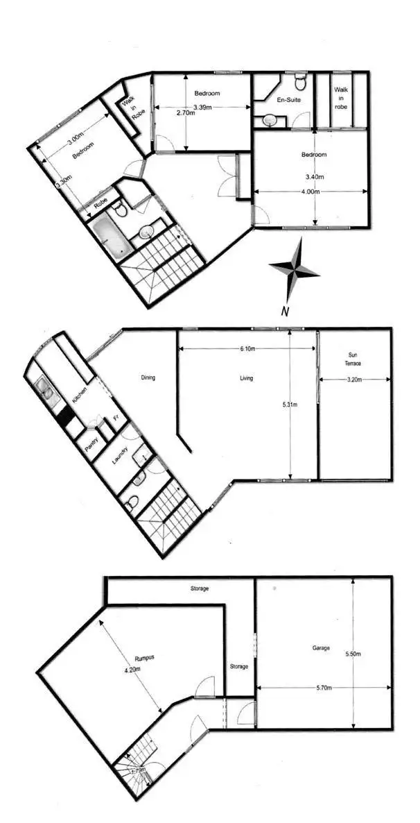 Floorplan of Homely townhouse listing, 2/20 Bobbin Place, Bangor NSW 2234