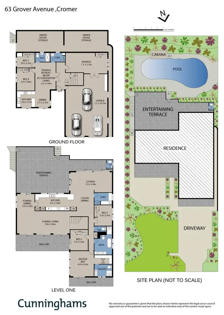 Floorplan of Homely house listing, 63 Grover Avenue, Cromer NSW 2099
