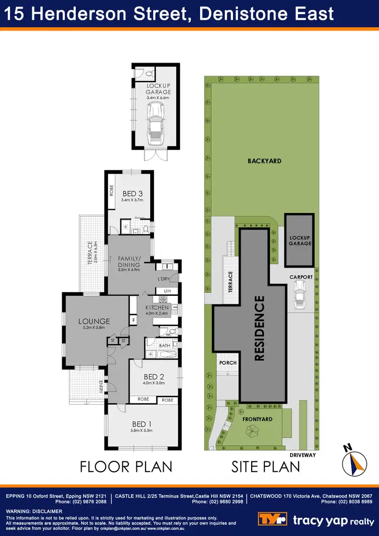 Floorplan of Homely house listing, 15 Henderson Street, Denistone East NSW 2112