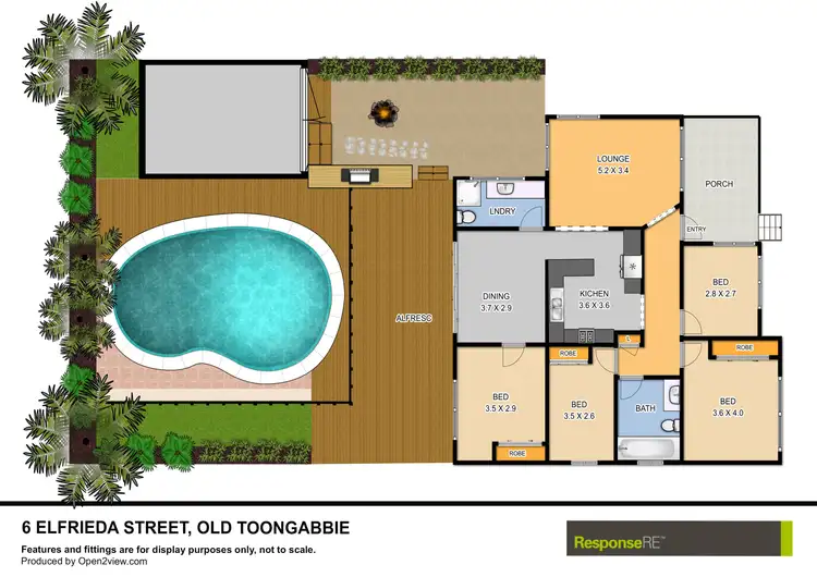 Floorplan of Homely house listing, 6 Elfrieda Street, Old Toongabbie NSW 2146