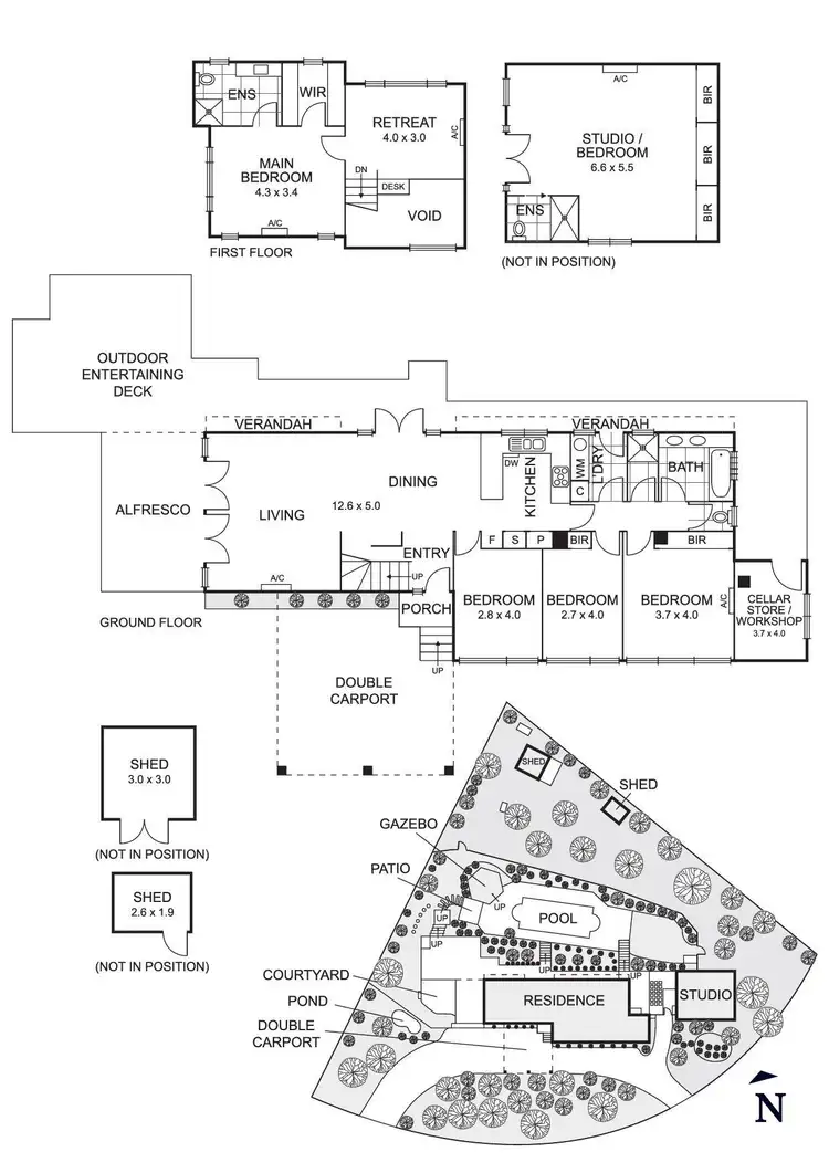 Floorplan of Homely house listing, 51-53 Enfield Avenue, Park Orchards VIC 3114