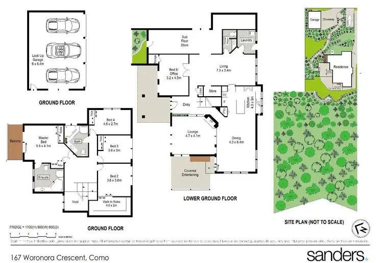 Floorplan of Homely house listing, 167 Woronora Crescent, Como NSW 2226